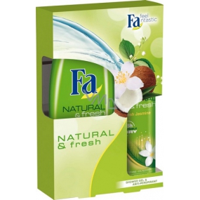 Fa Natural & Fresh Duschgel 250 ml + Deodorant Spray 150 ml, Kosmetikset