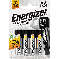 Energizer Alkaline Power AA Batterien, 4 Stück