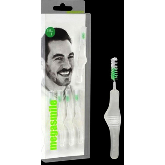 MegaSmile Interdentalbürste L 0,8 mm, 5-tlg