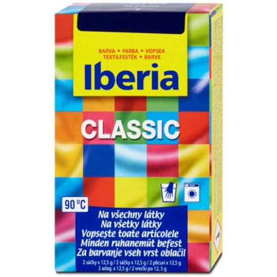 Iberia Classic Textilfarbe Marineblau - Dunkelblau 2 x 12,5 g
