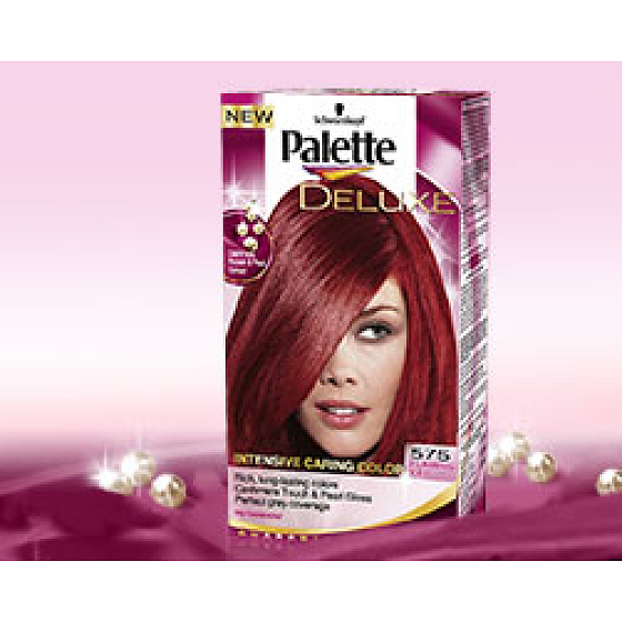 Schwarzkopf Palette Deluxe Haarfarbe 575 feurig rot 115 ml