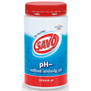 Savo pH- Senkung des pH-Werts im Schwimmbad 1,2 kg, MHD 02.2026