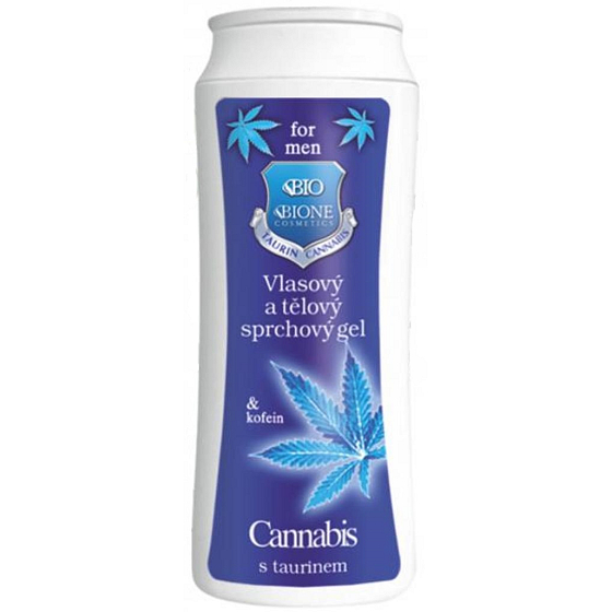 Bione Cosmetics for Men Cannabis Q10 Haar- und Körperduschgel für Männer 200 ml