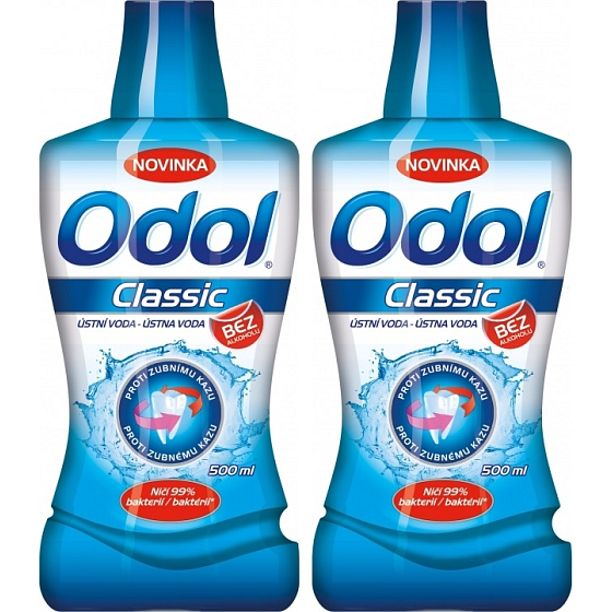 Odol Classic Mundwasser gegen Karies 2 x 500 ml, Duopack