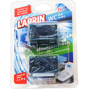 Larrin 3v1 Mountain Fresh WC Block für den Tank, 2 × 50 g