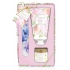 Baylis & Harding Rosen- und Geißblatt-Handcreme Nagel 50 ml + Zitronenblüten und weißes Rosenbadesalz 70 g + Nagelfeile, kosmetisches Handpflegeset