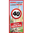 Bohemia Gifts Milchschokolade Alles Gute 40, Geschenk 100 g