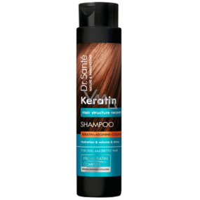Dr. Santé Keratin Hair regenerierendes und feuchtigkeitsspendendes Shampoo für brüchiges, glanzloses Haar 250 ml