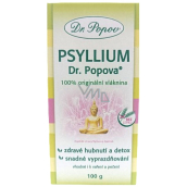 Dr. Popov Psyllium 100% original, lösliche Ballaststoffe unterstützen den Fettstoffwechsel, erzeugen ein Sättigungsgefühl 100 g