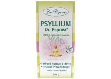 DR. Popov Psyllium 100% original, lösliche Ballaststoffe unterstützen den Fettstoffwechsel, induzieren ein Sättigungsgefühl 100 g