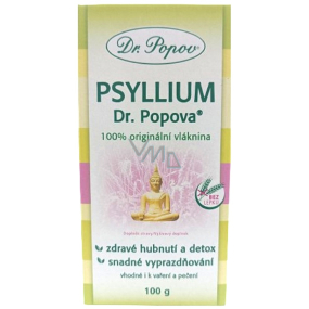 Dr. Popov Psyllium 100% original, lösliche Ballaststoffe unterstützen den Fettstoffwechsel, erzeugen ein Sättigungsgefühl 100 g Dr. Popov Psyllium 100% original, lösliche Ballaststoffe unterstützen den Fettstoffwechsel, erzeugen ein Sättigungsgefühl 100 g