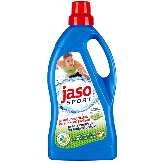Jaso Sport Flüssigwaschmittel für funktionelle Wäsche 12 Dosen 750 ml