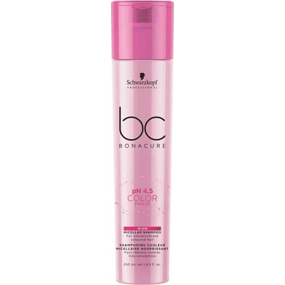 Schwarzkopf Professional BC Bonacure pH 4.5 Color Freeze Mizellenshampoo für coloriertes Haar 250 ml