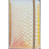 Albi Holographischer Block mit Gummiband Orange-Pink 14 x 9 x 1,5 cm