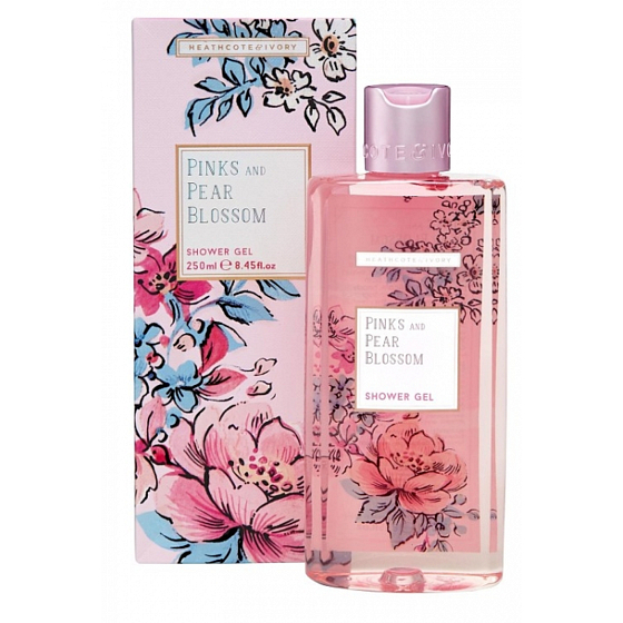 Heathcote & Ivory Pinks & Pear Blossom erfrischendes Duschgel 250 ml