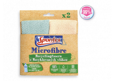 Spontex Mikrofasertuch aus recycelten Fasern 2 Stück 30 x 30 cm 2 Stück