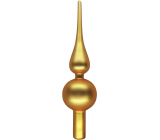 Glas-Baumspieß mattiert gold 24 cm