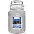 Yankee Candle Candlelit Cabin - Cottage beleuchtet von einer Kerze mit Kerzenduft Klassisches großes Glas 625 g Weihnachten 2020