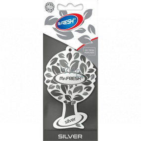 Mister Fresh Car Parfume Silber hängender Lufterfrischer 1 Stück