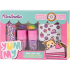 Martinelia Yummy Nagellack 2 Stück + Nagelfeile + Nagelaufkleber, Kosmetikset für Kinder