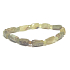 Granat-Tsavorit-Armband elastischer Naturstein, Kugel 6 - 10 mm / 16 - 17 cm, Gärtner-Maskottchen