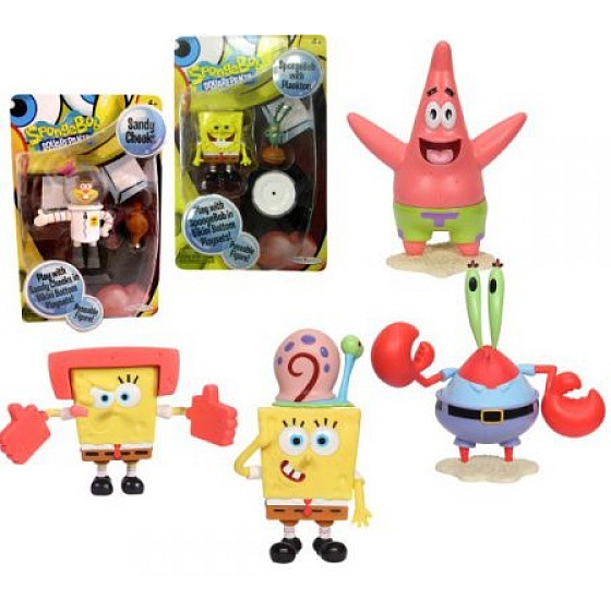 EP Line SpongeBob Sammelfigur 9 cm verschiedene Typen, empfohlenes Alter 4+