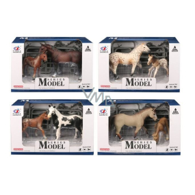 EP Line Model Series World of Animals Pferd und Fohlen 2 Stück, verschiedene Typen, empfohlen ab 3 Jahren