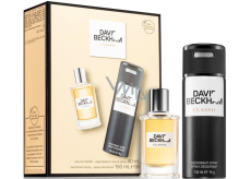 David Beckham Classic Eau de Toilette 40 ml + Deodorant Spray 150 ml, Geschenkset für Männer