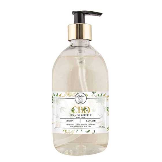 Bohemia Gifts CBD Badeschaum mit Hanföl 500 ml