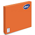 Aha Papierservietten 3-lagig 33 x 33 cm 20 Stück Leuchtend Orange