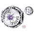 Charme Sterling Silber 925 Sternzeichen, Zirkonia Fische, Perle für Armband