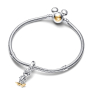 Charme Sterling Silber 925 Disney 100. minnie Mouse Jahrestag, Armband-Anhänger
