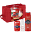 Old Spice Captain 3in1 Duschgel für Gesicht, Körper und Haare 250 ml + Deo-Stick 50 ml + Aftershave 100 ml + Kosmetiktasche, Kosmetikset für Männer