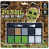 Kidea Pixel Gesichtsmalfarben phosphoreszierende Farben + Pinsel, Kreativ-Set