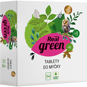 Real Green Clean Geschirrspültabs, 40 Stk.