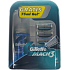 Gillette Mach3 Ersatzkopf 4 Stück + Rasiergel 75 ml, Kosmetikset, für Männer