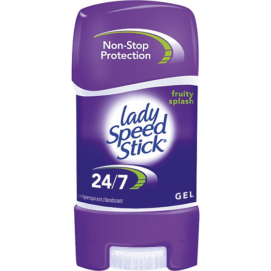 Lady Speed Stick 24/7 Fruity Splash Antitranspirant Deodorant Gel Stick für Frauen 65 g