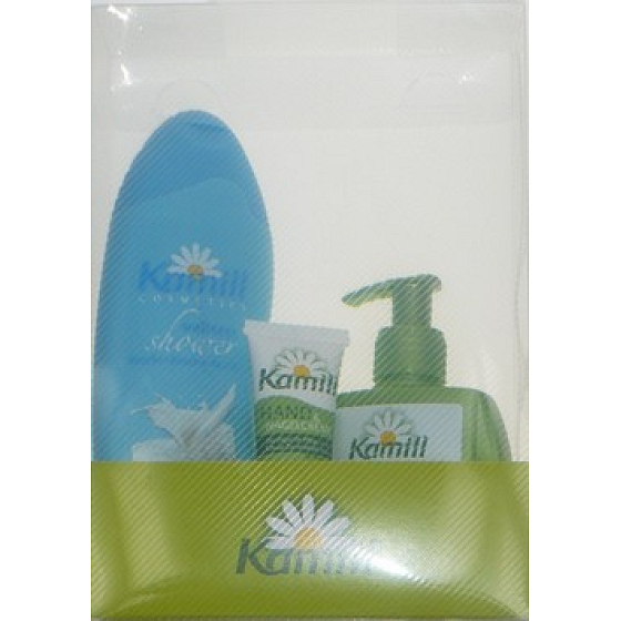 Kamill Cosmetics Duschgel 250 ml + Hand- und Nagelcreme 30 ml + 125 ml, Kosmetikset