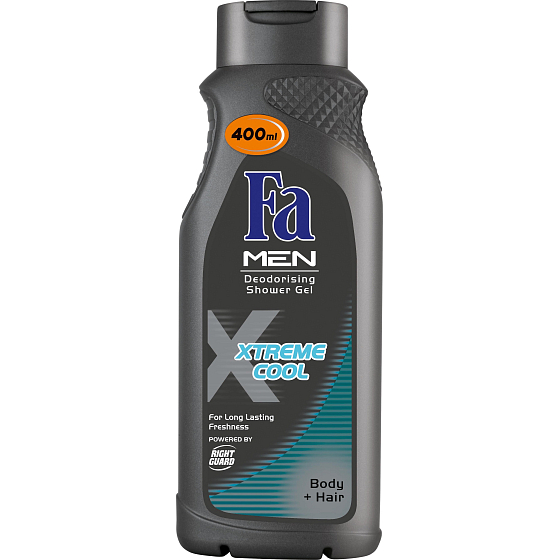 Fa Men Xtreme Cooles Duschgel für Körper und Haare für Männer 400 ml