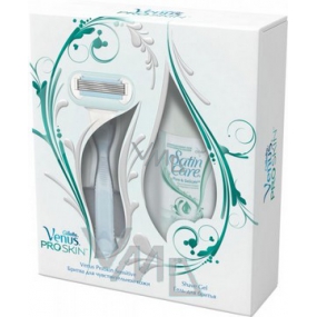 Gillette Venus ProSkin Sensitiver Rasierer, Rasiergel 75 ml, Kosmetikset, für Frauen