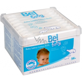 Bel Baby Cotton Sticks in einer Schachtel mit 56 Stück