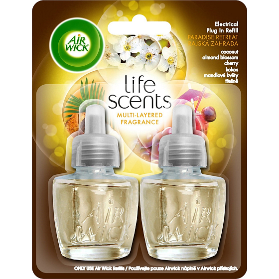 Air Wick Life Scents Paradise Garden Elektrischer Lufterfrischer Nachfüllung 2 x 19 ml
