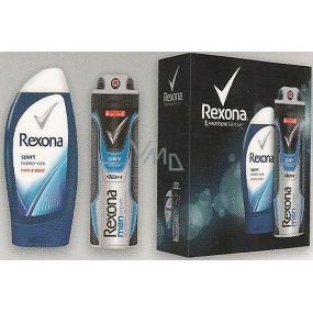 Rexona Herren Cobalt Sport Energy Kick Duschgel 250 ml + Deodorant Spray für Herren 150 ml, Kosmetikset