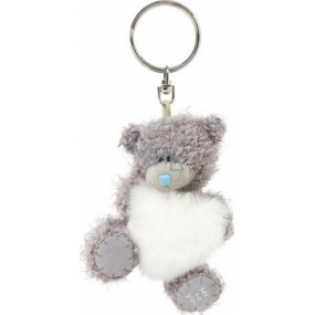 Ich zu dir Teddybär mit einem Plüsch Herz Plüsch Schlüsselbund 7,5 cm