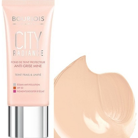 Bourjois City Radiance Foundation LSF30 Make-up 01 Elfenbein Rosé 30 ml