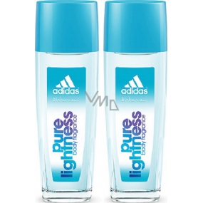 Adidas Pure Lightness parfümiertes Deodorantglas für Frauen 2x75 ml
