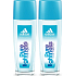 Adidas Pure Lightness parfümiertes Deodorantglas für Frauen 2x75 ml