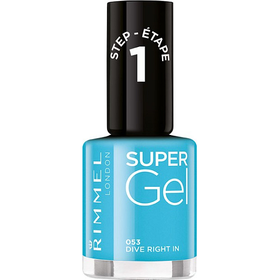 Rimmel London Super Gel Nagellack 053 Dive Right In 12 ml