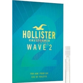 Hollister Wave 2 für Ihn Eau de Toilette 2 ml mit Spray, Fläschchen