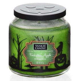 Yankee Candle Halloween Verbotener Apfel - Verbotene Apfelduftkerze Klassisches mittleres Glas 411 g
